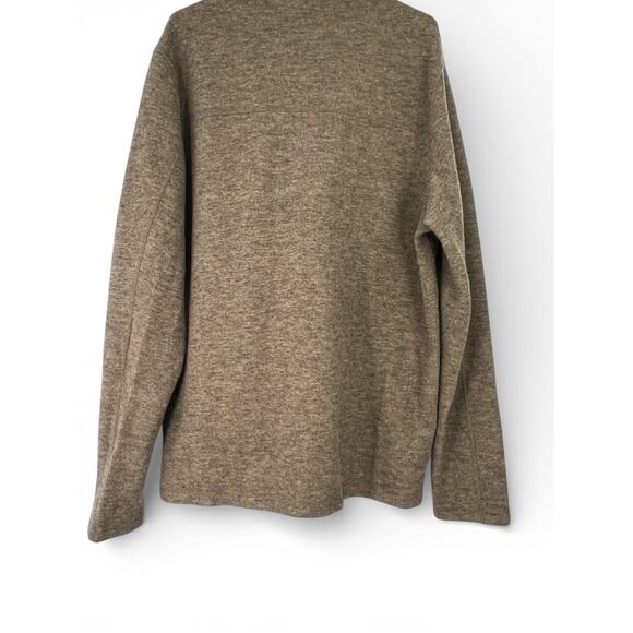 Ibex XL merino wool quarter-zip pullover sweater zip pockets outdoor activities - Picture 5 of 7